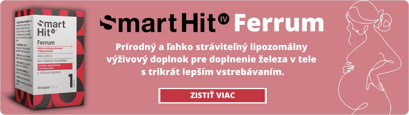zelezo pre tehotne zeny SmartHit Ferrum